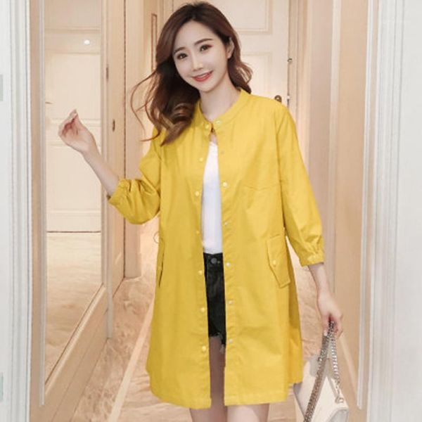loose thin section windbreaker female section korean waist casual seven-sleeved thench coat ladies 2020 new spring summer l2871, Tan;black
loose thin section windbreaker female section korean waist casual seven-sleeved thench coat ladies 2020 new spring summer l2871, Tan;black
