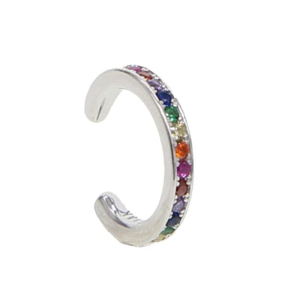 stud 1 piece 100% 925 sterling silver ear cuff earring rainbow cz jewelry, Golden;silver
stud 1 piece 100% 925 sterling silver ear cuff earring rainbow cz jewelry, Golden;silver