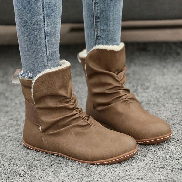 ladies winter boots retro literary little ankle plush boot girl 2020 new soft sole leather flat bottom british style casual boot #bc9l, Black
ladies winter boots retro literary little ankle plush boot girl 2020 new soft sole leather flat bottom british style casual boot #bc9l, Black