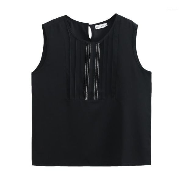women summer tank lady t-shirts woman vests chiffon fold bright beads loose fashion plus size camiseta f5 20101, White
women summer tank lady t-shirts woman vests chiffon fold bright beads loose fashion plus size camiseta f5 20101, White