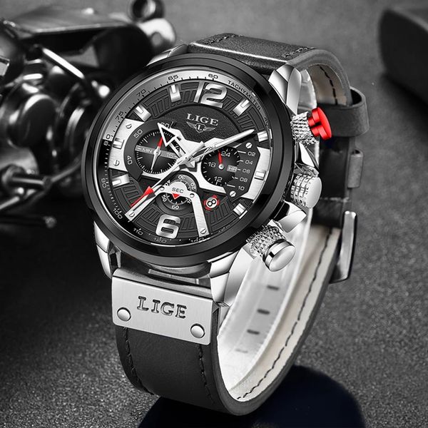 2021 watches mens lige brand luxury sports watch men fashion automatic calendar leather wrist watch for men black male clock, Silver
2021 watches mens lige brand luxury sports watch men fashion automatic calendar leather wrist watch for men black male clock, Silver