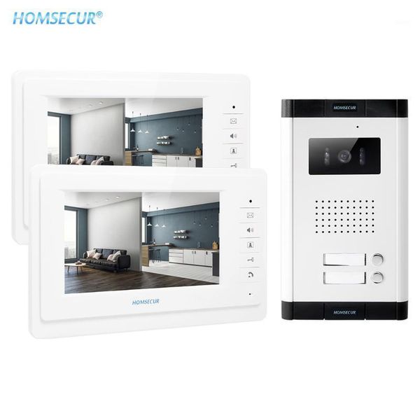 homsecur hands4 wire 7" video door intercom call system mute mode 700tvline aluminum alloy camera for 2 families/apartments1
homsecur hands4 wire 7" video door intercom call system mute mode 700tvline aluminum alloy camera for 2 families/apartments1
