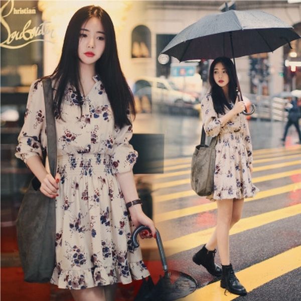 tfs2z closingfashionable long sleeve sleeve waist with loose and versatile small flower chiffon long skirt dress dress dressdress ex1zu, Black;gray
tfs2z closingfashionable long sleeve sleeve waist with loose and versatile small flower chiffon long skirt dress dress dressdress ex1zu, Black;gray