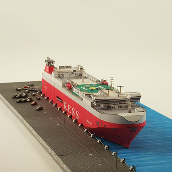 1:400 3d bahamian elbe highway ro-ro ship diecast diy manual three-dimensional paper model toys
1:400 3d bahamian elbe highway ro-ro ship diecast diy manual three-dimensional paper model toys