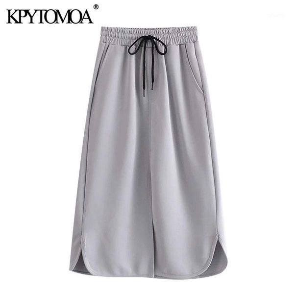 kpytomoa women 2020 fashion with drawstrings slit hem midi skirt vintage high elastic waist side pockets female skirts mujer1, Black
kpytomoa women 2020 fashion with drawstrings slit hem midi skirt vintage high elastic waist side pockets female skirts mujer1, Black