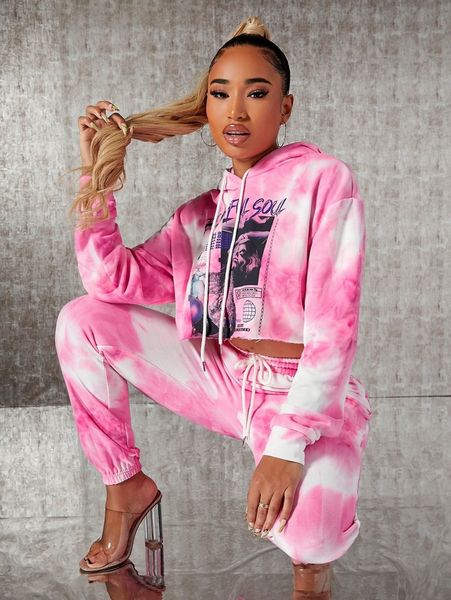 sxy tie dye drawstring crop hoodie 31bj#, White;black
sxy tie dye drawstring crop hoodie 31bj#, White;black