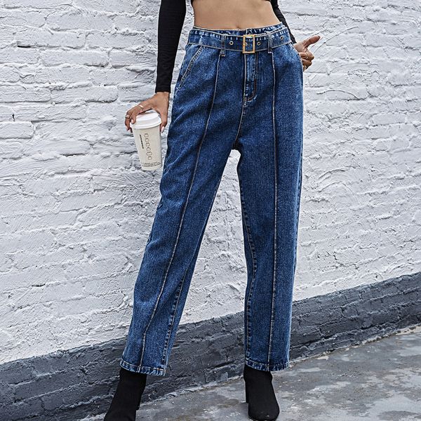 azul cintura alta jeans empalmados pantalones harem, moda mujer pantalones coreano trajes de estilo de la calle denim pantalones pantalon, Blue
azul cintura alta jeans empalmados pantalones harem, moda mujer pantalones coreano trajes de estilo de la calle denim pantalones pantalon, Blue