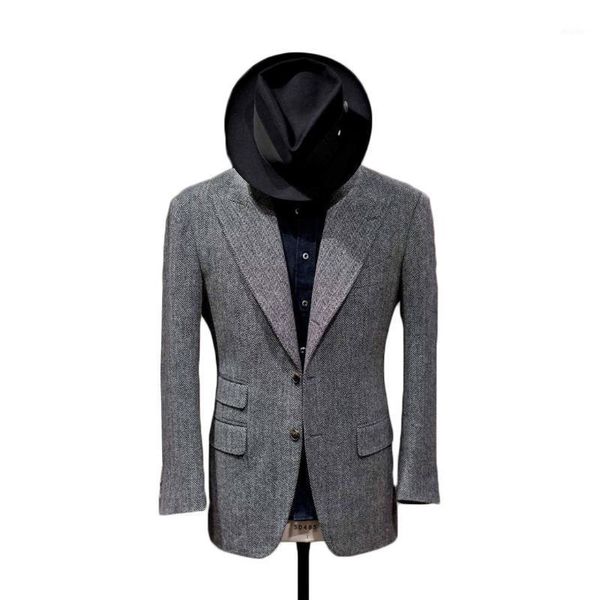 wool men's blazer solid gray gentleman style custom made skinny formal suits singal breasted smart casual party evening wear1, White;black
wool men's blazer solid gray gentleman style custom made skinny formal suits singal breasted smart casual party evening wear1, White;black