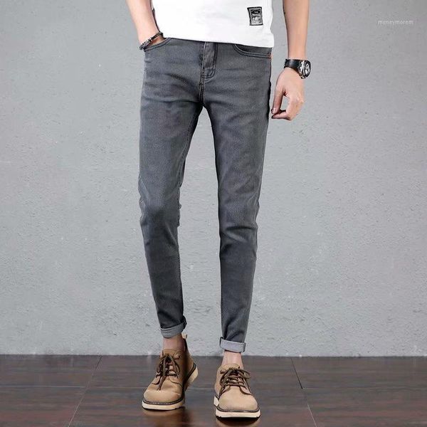 2019 spring and autumn new products men's jeans skinny slim fit korean-style trend youth casual versatile elasticity jeans1, Blue
2019 spring and autumn new products men's jeans skinny slim fit korean-style trend youth casual versatile elasticity jeans1, Blue