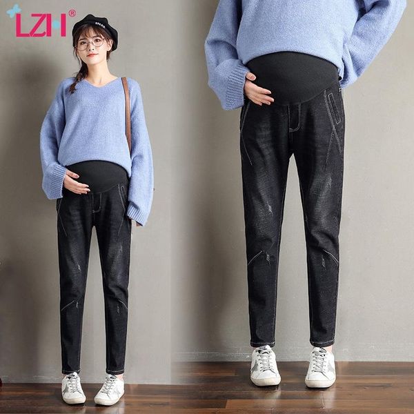 lzh maternity pants 2020 autumn new pregnancy denim pants cotton loose straight trousers for pregnant women maternity clothes, White
lzh maternity pants 2020 autumn new pregnancy denim pants cotton loose straight trousers for pregnant women maternity clothes, White