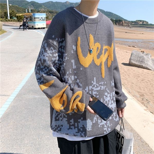 autumn and winter ins t-shirt sweater men's korean fashion couple loose personality versatile fashion brand sweater, Black
autumn and winter ins t-shirt sweater men's korean fashion couple loose personality versatile fashion brand sweater, Black