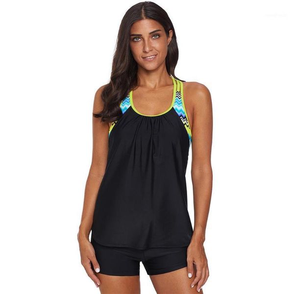 bikinis set women print insert racerback tankini conservative flat sports swim bottom swimwear1
bikinis set women print insert racerback tankini conservative flat sports swim bottom swimwear1