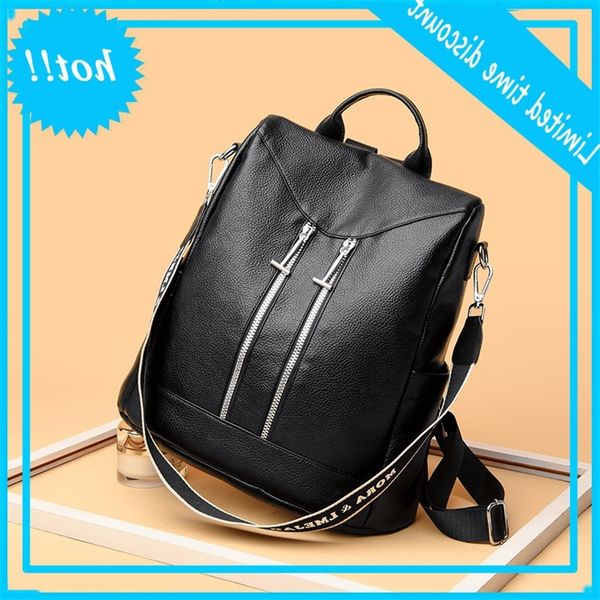 simple black pu leather portable backpack teen preppy style waterproof for school wide belt women shoulder bag
simple black pu leather portable backpack teen preppy style waterproof for school wide belt women shoulder bag