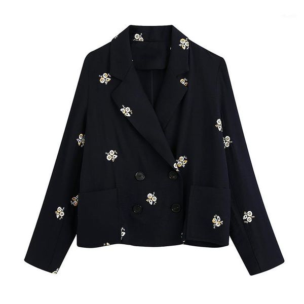 chic long sleeve floral embroidery blazer women vintage office double breasted coat 2020 notched collar pockets outwear jacket1, White;black
chic long sleeve floral embroidery blazer women vintage office double breasted coat 2020 notched collar pockets outwear jacket1, White;black