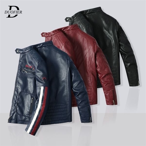 new men leather jackets fleece winter motorcycle bike pu jacket male thick casual tactical coats outwear embroidery 201222, Black
new men leather jackets fleece winter motorcycle bike pu jacket male thick casual tactical coats outwear embroidery 201222, Black