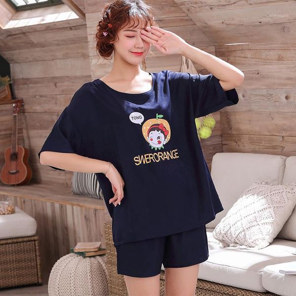lisacmvpnel spring new pajamas cotton silk short sleeve shorts cotton twinset pyjamas1, Black;red
lisacmvpnel spring new pajamas cotton silk short sleeve shorts cotton twinset pyjamas1, Black;red