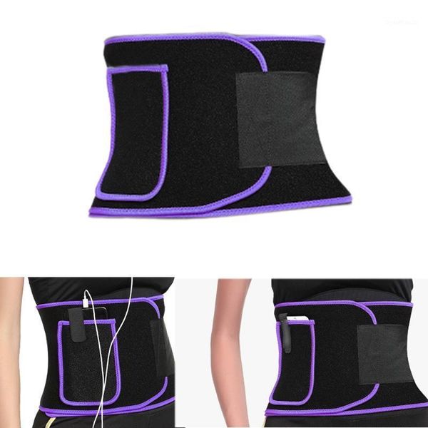 neoprene waist trainer shaper belt waist tummy slimming belt ladies sports fitness1, Black;gray