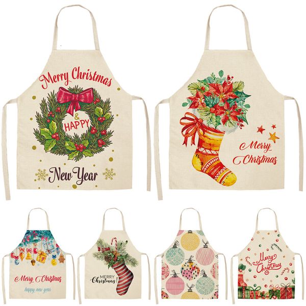christmas decoration sleeveless apron cotton linen kitchen aprons women home cooking baking waist bib pinafore 53*65cm cm1003
christmas decoration sleeveless apron cotton linen kitchen aprons women home cooking baking waist bib pinafore 53*65cm cm1003
