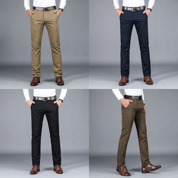 svnfi men's autumn new 2020 casual business pants pants men's casual straight middle age business easy wear trousers for men yzood, Blue
svnfi men's autumn new 2020 casual business pants pants men's casual straight middle age business easy wear trousers for men yzood, Blue
