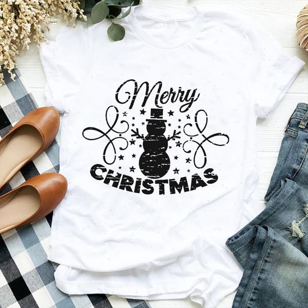 women merry christmas snowman printing 90s winter cute holiday clothes ladies graphic print tee tshirt female t shirt, White
women merry christmas snowman printing 90s winter cute holiday clothes ladies graphic print tee tshirt female t shirt, White