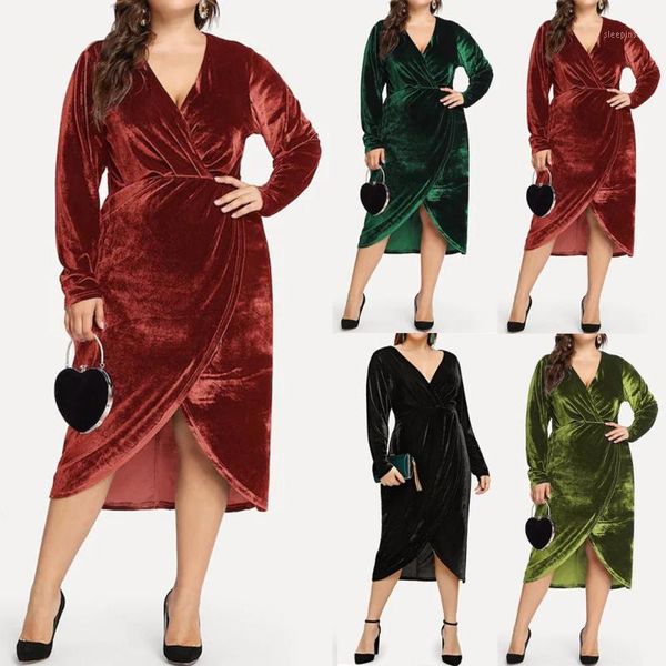 new arrival 2020 fashion women casual plus size solid v-neck long sleeve split loose dresses woman party night1, Black;gray
new arrival 2020 fashion women casual plus size solid v-neck long sleeve split loose dresses woman party night1, Black;gray