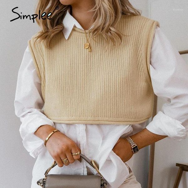 simplee casual women's knitted tank loose round neck sleeveless knit vest tank high street fashion crop autumn 20201, White
simplee casual women's knitted tank loose round neck sleeveless knit vest tank high street fashion crop autumn 20201, White