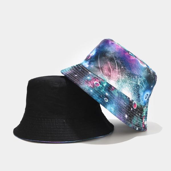 wide brim hats universe printing reversible bucket hat women's cotton floppy fashion gift garden golf beach cap floral, Blue;gray
wide brim hats universe printing reversible bucket hat women's cotton floppy fashion gift garden golf beach cap floral, Blue;gray