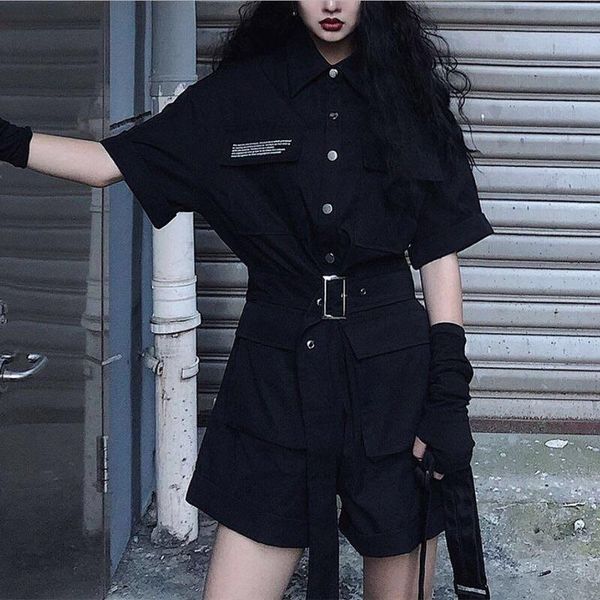 women's jumpsuits & rompers tileewon summer overalls black color high waist short sleeve playsuits wide leg straight fashion women soli, Black;white
women's jumpsuits & rompers tileewon summer overalls black color high waist short sleeve playsuits wide leg straight fashion women soli, Black;white