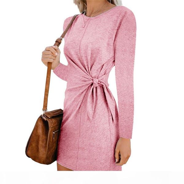 round neck long sleeve lace waist tie knot dress slim mini dress skirts fashion women clothes black red drop ship 220243, Black;gray
round neck long sleeve lace waist tie knot dress slim mini dress skirts fashion women clothes black red drop ship 220243, Black;gray
