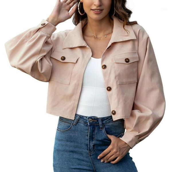 soldi color short jackets women long lantern sleeve turn-down neck cardigans single breasted autumn ladies casual button coats1, Black;brown
soldi color short jackets women long lantern sleeve turn-down neck cardigans single breasted autumn ladies casual button coats1, Black;brown