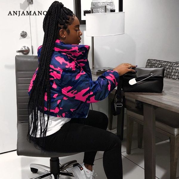 anjamanor camouflage print winter puffer jacket women zip up cropped bubble coat 2020 fashion parkas plus size clothing d30-fc48 c1111, Black
anjamanor camouflage print winter puffer jacket women zip up cropped bubble coat 2020 fashion parkas plus size clothing d30-fc48 c1111, Black
