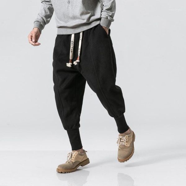men winter thick wool casual pants male street fashion hip hop loose warm harem pant jogger sweatpants boot trousers size m-5xl1, Black
men winter thick wool casual pants male street fashion hip hop loose warm harem pant jogger sweatpants boot trousers size m-5xl1, Black