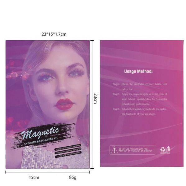dhl stock 5 pairs magnetic eyelashes liquid eyeliner kit with tweezers reusable 3d 6d false lashes magnetic eyeliner natural 
dhl stock 5 pairs magnetic eyelashes liquid eyeliner kit with tweezers reusable 3d 6d false lashes magnetic eyeliner natural