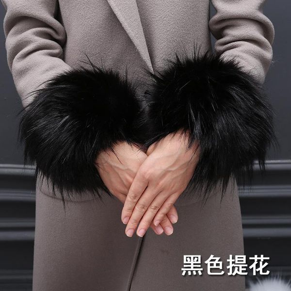 five fingers gloves 2021 fashion 100% women fur wrist winter warm faux raccoon cuff elastic arm wristbands bracelet yt31, Blue;gray
five fingers gloves 2021 fashion 100% women fur wrist winter warm faux raccoon cuff elastic arm wristbands bracelet yt31, Blue;gray