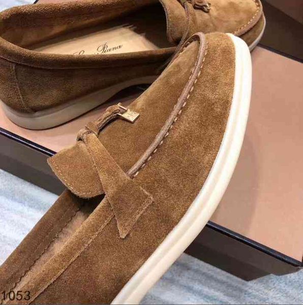 mens suede leather loro walk shoes luxury sneakers nubuck designer flats leisure dress shoe official large size 45, Black
mens suede leather loro walk shoes luxury sneakers nubuck designer flats leisure dress shoe official large size 45, Black