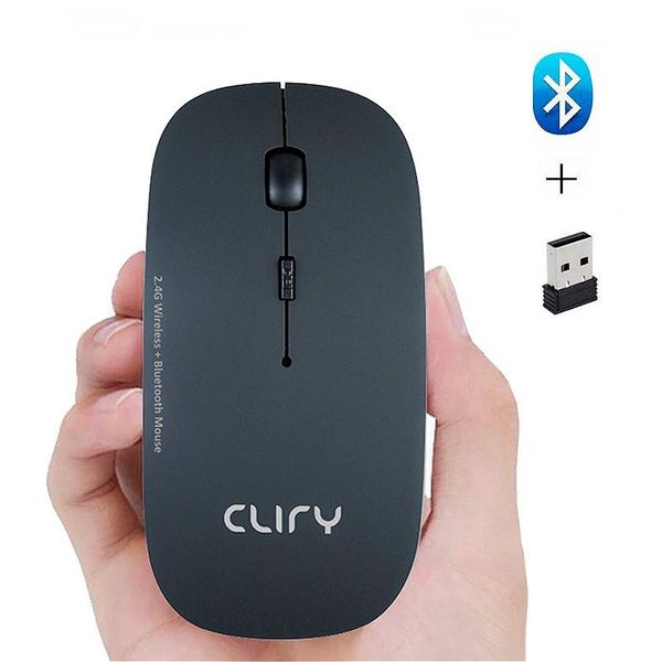 bluetooth 5.0 + 2.4ghz wireless dual mode 2 in 1 cordless mouse 1600 dpi ultra-thin ergonomic portable optical mice
bluetooth 5.0 + 2.4ghz wireless dual mode 2 in 1 cordless mouse 1600 dpi ultra-thin ergonomic portable optical mice