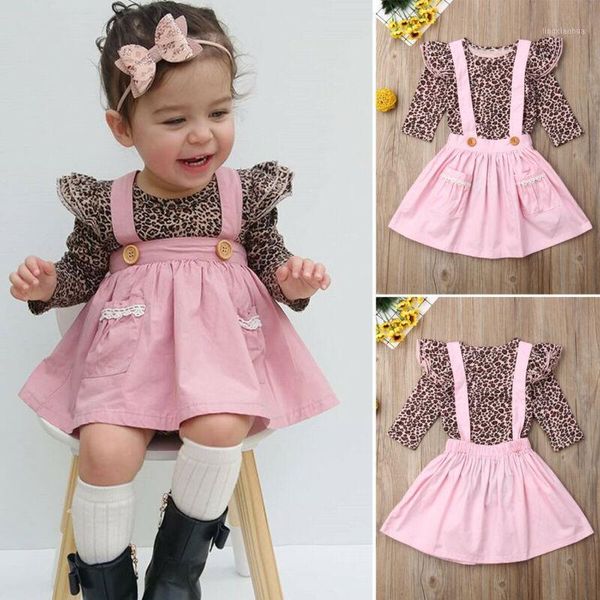 pudcoco fall newborn kids girls leopard long sleeve romper +strap dress outfits set support wholesale1, Red;yellow
pudcoco fall newborn kids girls leopard long sleeve romper +strap dress outfits set support wholesale1, Red;yellow