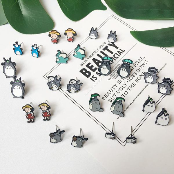 stud cute model birthday gift enamel animal jewelry tonari no totoro earrings women earing for kids, Golden;silver
stud cute model birthday gift enamel animal jewelry tonari no totoro earrings women earing for kids, Golden;silver