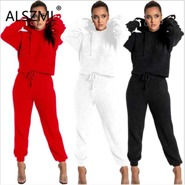 simple pure color hooded special design long sleeve crop and pants 2 pieces set casual lady fashion tracksuits, Gray 
simple pure color hooded special design long sleeve crop and pants 2 pieces set casual lady fashion tracksuits, Gray