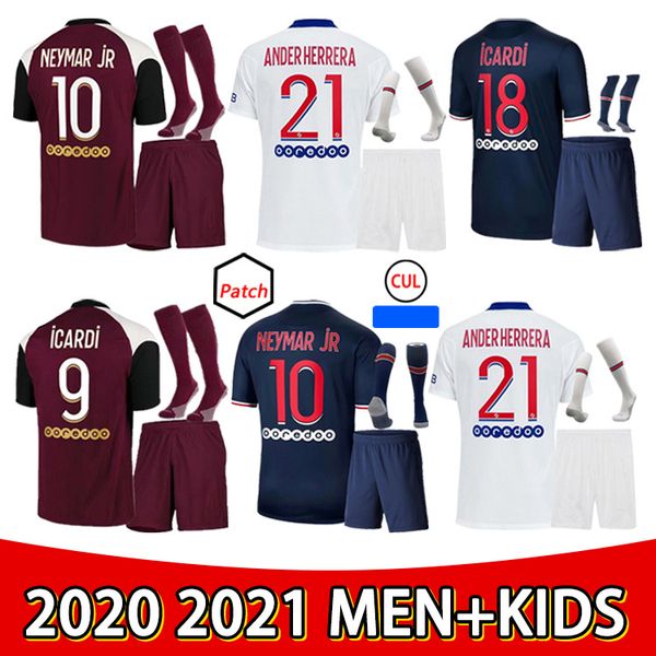 2020 soccer jersey mbappe neymarjr icardi di maria cavani ander draxler 2021 home away kids kit+socks high-quality football clothes, Black;yellow
2020 soccer jersey mbappe neymarjr icardi di maria cavani ander draxler 2021 home away kids kit+socks high-quality football clothes, Black;yellow