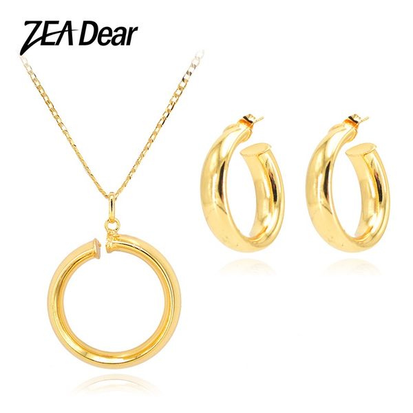 zeadear jewelry perfect round jewelry sets 2020 big stud earrings necklace pendant for women for party gift 2020 new arrivals, Silver
zeadear jewelry perfect round jewelry sets 2020 big stud earrings necklace pendant for women for party gift 2020 new arrivals, Silver
