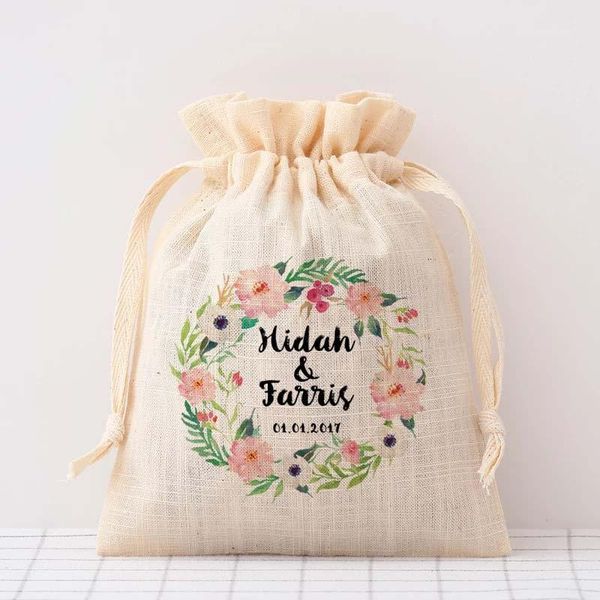 gift wrap 50pcs custom bride bridegroom name date drawstring bag personalized logo candy packaging wedding gifts for guests
gift wrap 50pcs custom bride bridegroom name date drawstring bag personalized logo candy packaging wedding gifts for guests