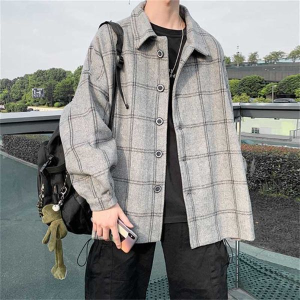 plaid blouse reflective shirt men long sleeve casual shirt jackets fashion mens blouse streetwear, White;black 
plaid blouse reflective shirt men long sleeve casual shirt jackets fashion mens blouse streetwear, White;black