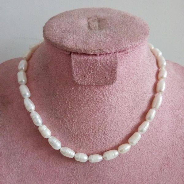 natural freshwater pearls necklace jewelry women big pearl 7-10mm pearl necklace jewelry 100% rice shape 45cm gifts, Silver
natural freshwater pearls necklace jewelry women big pearl 7-10mm pearl necklace jewelry 100% rice shape 45cm gifts, Silver