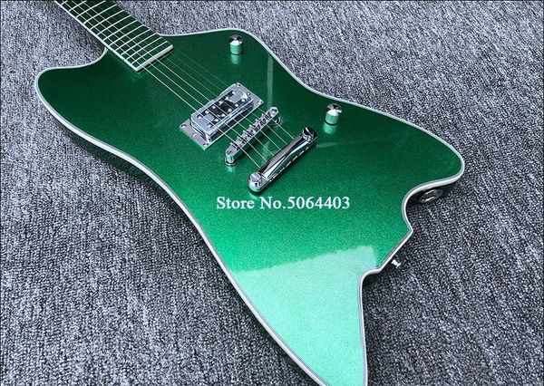 g6199 billy bo jupiter big sparkle metallic green thunderbird electric guitar metallic green fingerboard, korean pickup, round input jacks
g6199 billy bo jupiter big sparkle metallic green thunderbird electric guitar metallic green fingerboard, korean pickup, round input jacks