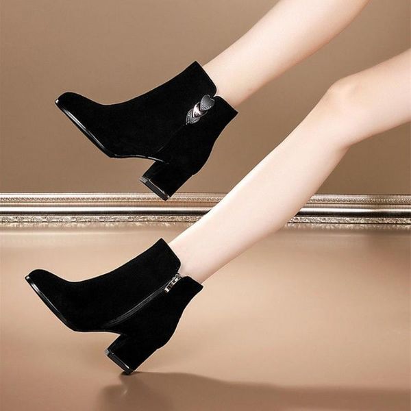 shoes for women 2021 comfortable heels winter fashion warm ankle boot wedges booties woman zapatos casuales de mujer-125, Black
shoes for women 2021 comfortable heels winter fashion warm ankle boot wedges booties woman zapatos casuales de mujer-125, Black