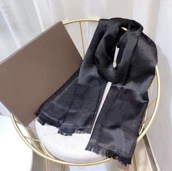 silk scarf with gold wire fashion plain man women 4 season lamé shawl scarf letter scarves 180x90cm 9 color with box option jkkl, Blue;gray
silk scarf with gold wire fashion plain man women 4 season lamé shawl scarf letter scarves 180x90cm 9 color with box option jkkl, Blue;gray