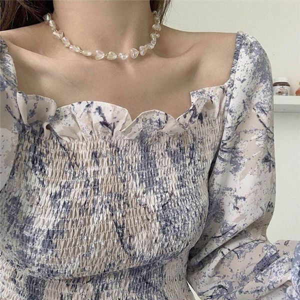 aomu новый корейский сердце из бисера ключицы цепи прозрачный акриловый сердце любовь кристалл ожерелье сладкие мода для женщин девушки, Golden;silver 
aomu новый корейский сердце из бисера ключицы цепи прозрачный акриловый сердце любовь кристалл ожерелье сладкие мода для женщин девушки, Golden;silver