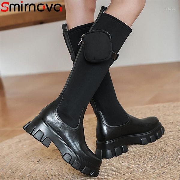 boots smirnova fashion brand genuine leather stretch knee high women thick bottom casual shoes motorcycle woman1, Black
boots smirnova fashion brand genuine leather stretch knee high women thick bottom casual shoes motorcycle woman1, Black
