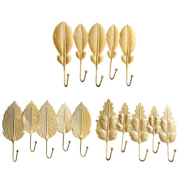 hooks & rails nordic hook purse creative golden leaf shape coat rack wall key hanger does not punch home hanging decoration
hooks & rails nordic hook purse creative golden leaf shape coat rack wall key hanger does not punch home hanging decoration